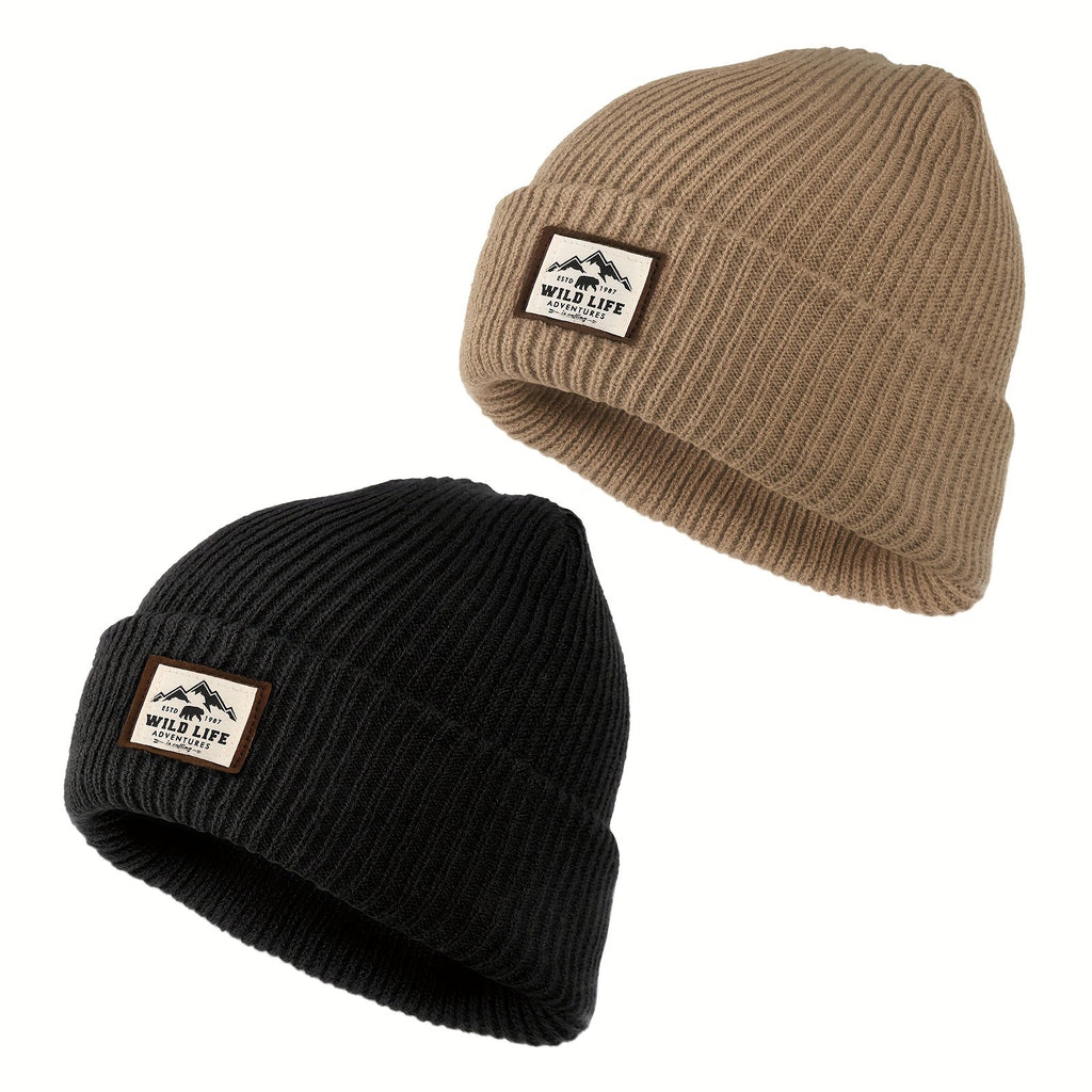 Pandaize Retro Beanie: Stylish Winter Hat for Men & Women