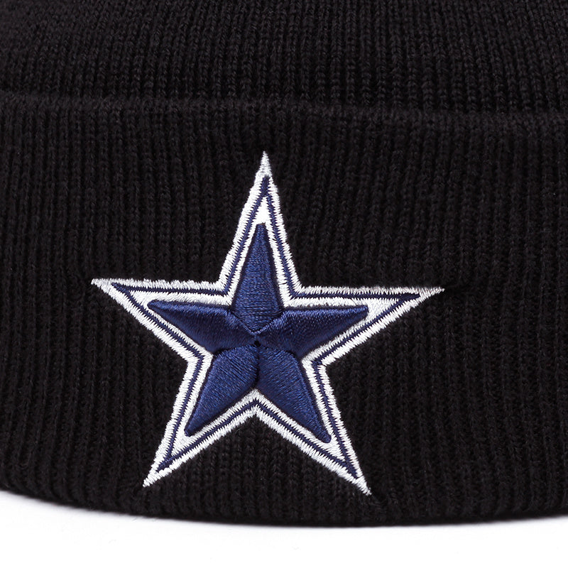 Pandaize Winter Knitted Star Beanie: Stylish Ear-Warming Hat for Outdoor Activities