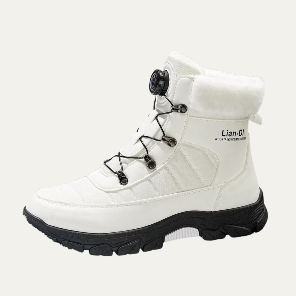Warm Insulated Men's Snow Boots with Fur Lining