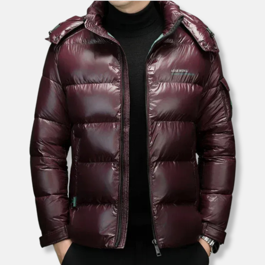 Shiny Waterproof Puffer Coat
