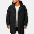 Waterproof Men's Padded Parka Jacket with Hood