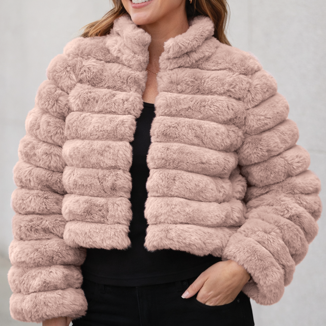 Luxurious Fake Fur Winter Coat
