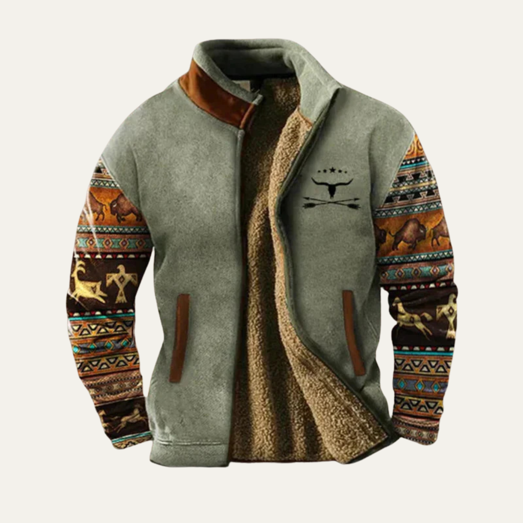 Classic Men's Fleece Lined Parka Winter Jacket