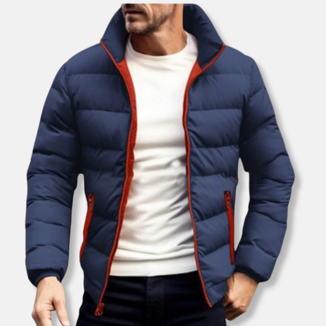 Warm Quilted Down Winter Coat