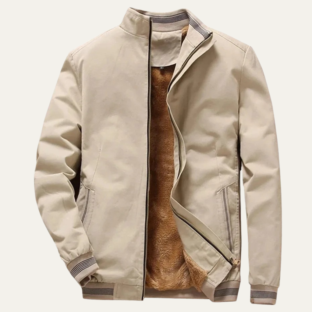 Cozy Men's Fleece Bomber Winter Jacket