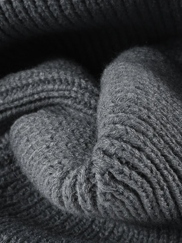 Embroidered Bow Knit Beanie