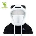 Qunature Panda Head Cover | Adorable Parent-Child Winter Wear