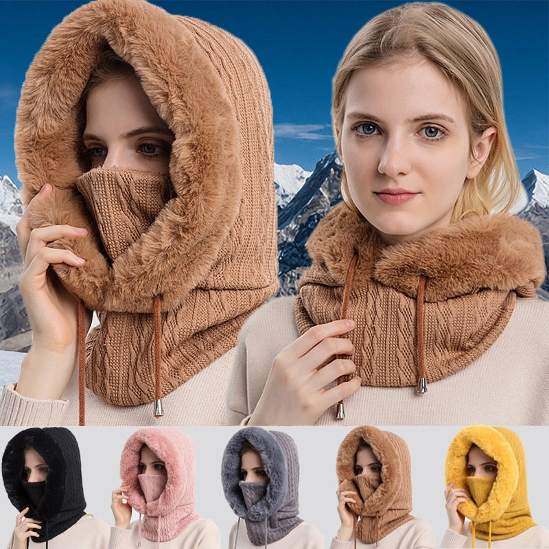 Warm Women's Scarf and Beanie Set - Isabella