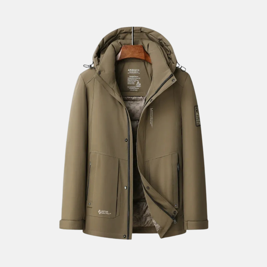 Warm Padded Hooded Down Coat