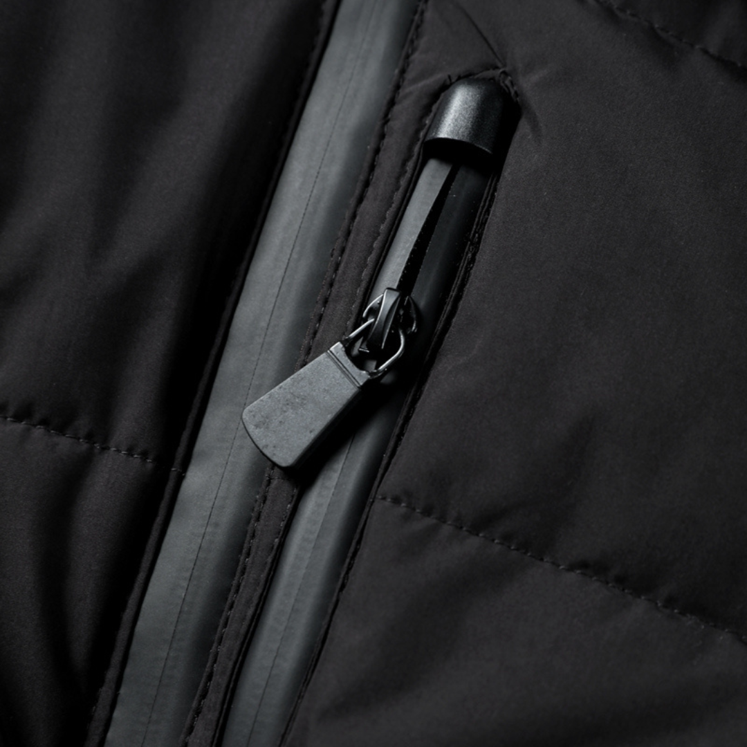 Women's Warm Puffer Coat with Belt