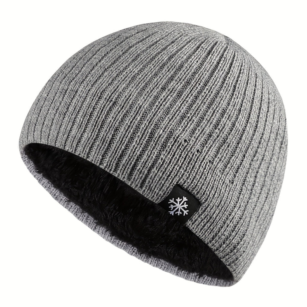 Pandaize Men's Thickened Knitted Hat - Windproof & Warm