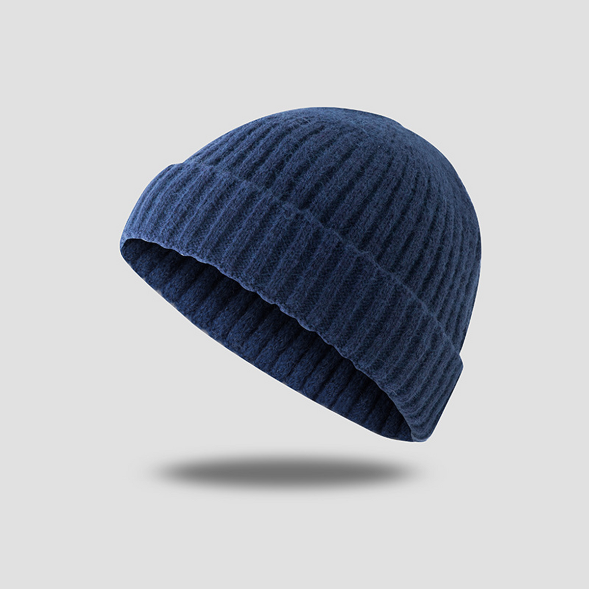 Cozy Knit Beanie - Versatile Polyester Blend, Multiple Colors