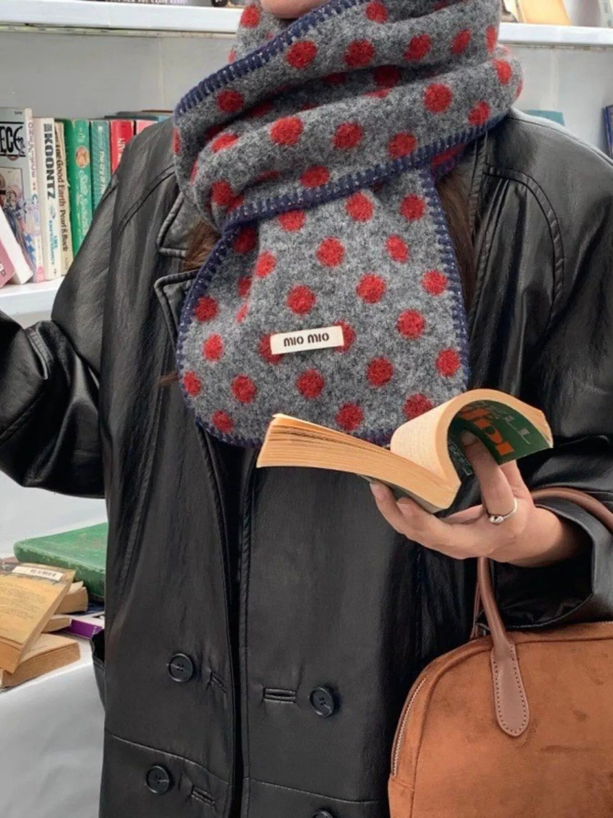 Polka Dot Warm Scarf