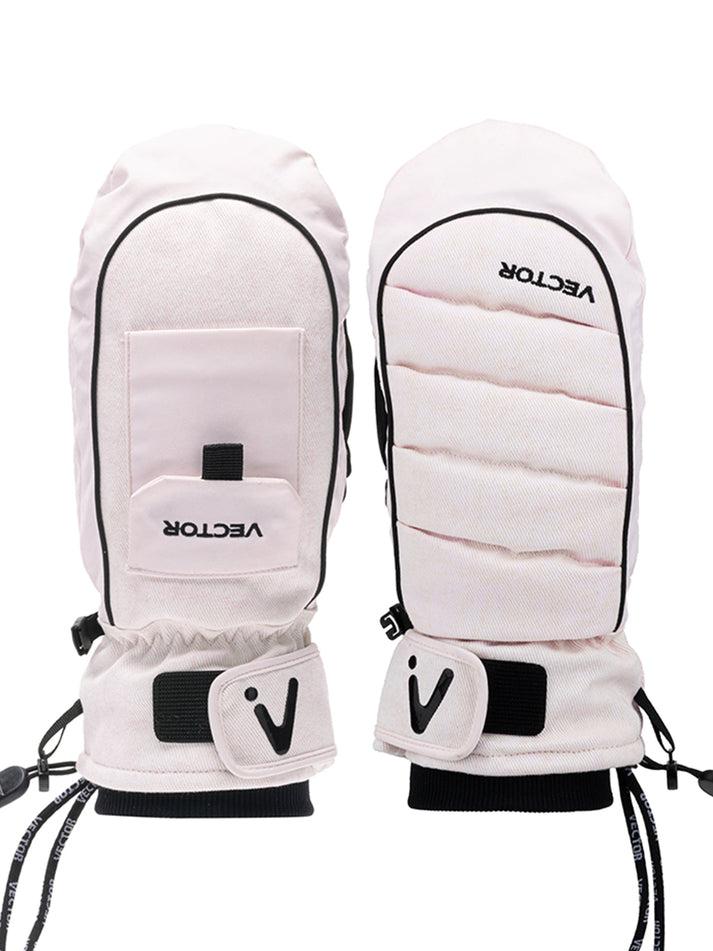 Vector Glide Kevlar 3-in-1 Snowboard & Ski Mittens With Wrist Guard