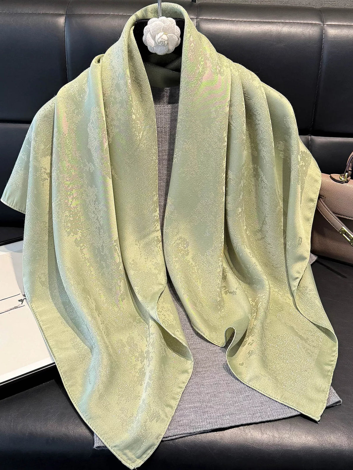 Lightweight Silky Square Scarf