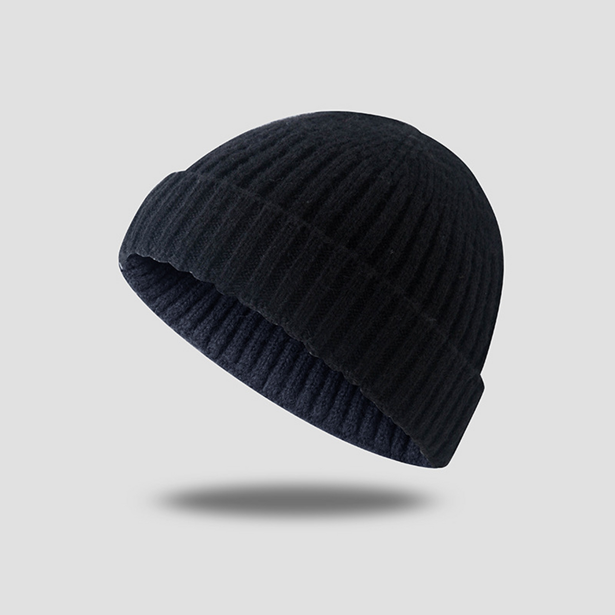 Cozy Knit Beanie - Versatile Polyester Blend, Multiple Colors