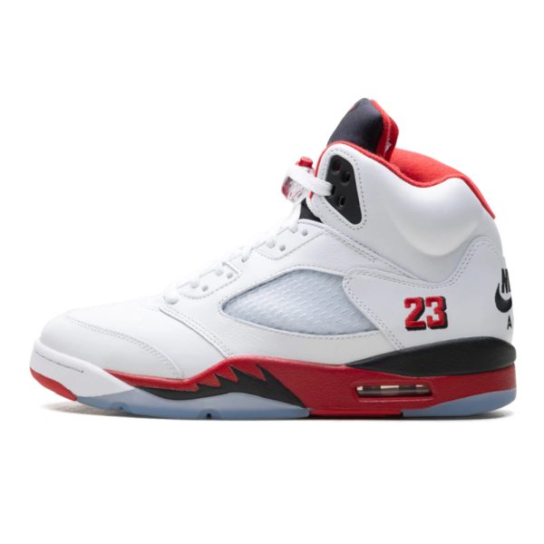 Air Jordan 5 “Fire Red – Black Tongue (2025)”