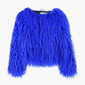 Luxurious Faux Fur Long Sleeve Winter Coat