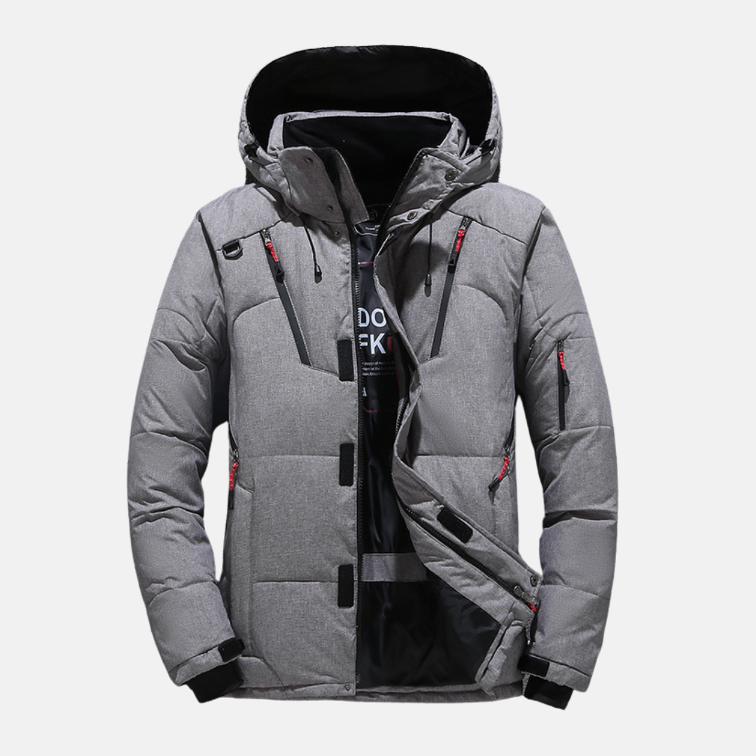 Comfortable Quilted Down Parka | Hooded Puffer Jacket