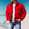 Warm Padded Mens Down Filled Parka Jacket