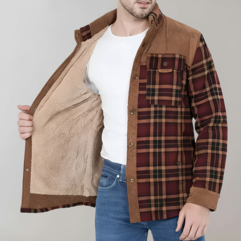 Quilted Plush Winter Coat