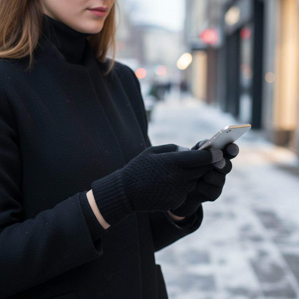 Warm Fleece Touchscreen Gloves