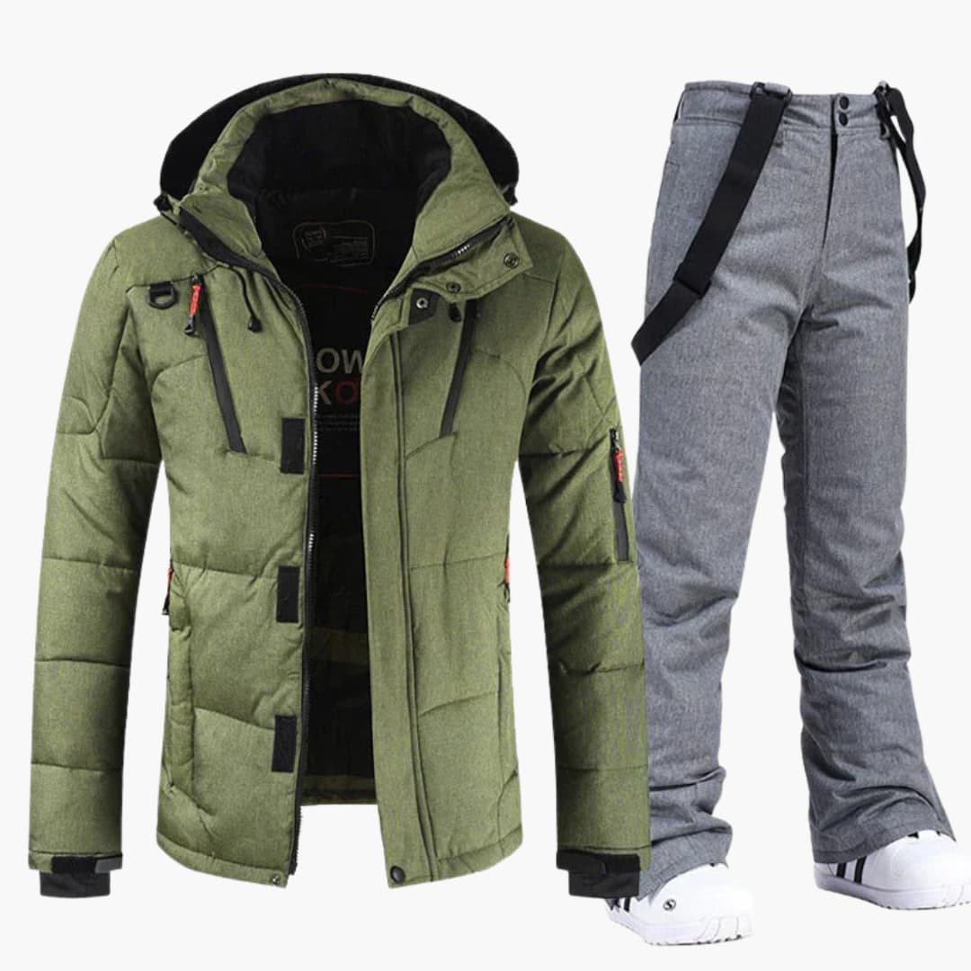 Winter Snow Jacket and Pant Set for Men