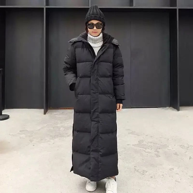 Warm Waterproof Women's Parka Coat with Hood and Pockets
