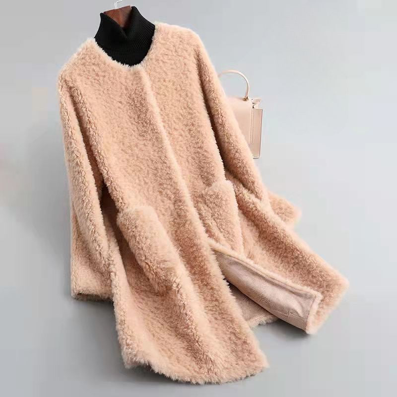 Warm Fuzzy Long Winter Coat for Women