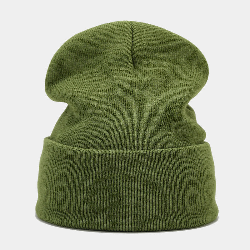 High-Quality Knit Beanie for Men and Women - Stylish Outdoor Cold Hat for Fall/Winter, Solid Color, Trendy Warmth, Light Layers Hat