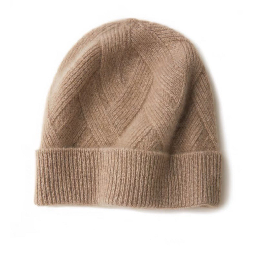 Pandaize Cashmere Winter Hat - Stylish, High-End, Soft Knit for Cold Weather