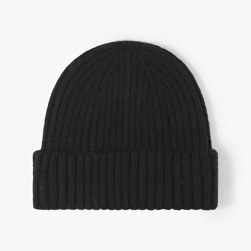 Versatile Unisex Winter Hat: Warm Wool, Brimless, Thick Knit, Perfect for Autumn and Winter