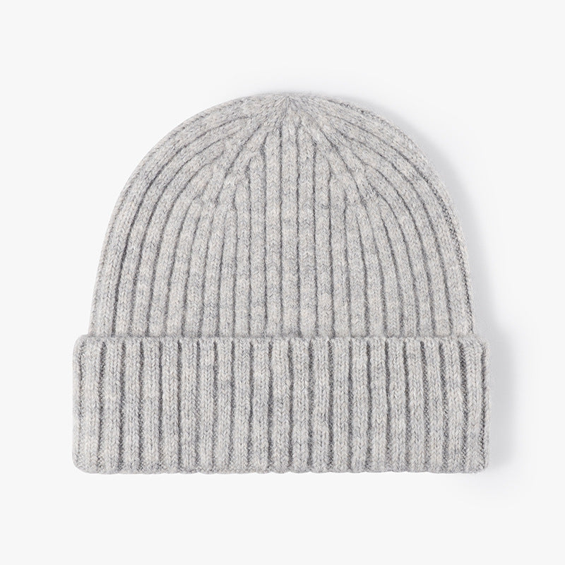 Versatile Unisex Winter Hat: Warm Wool, Brimless, Thick Knit, Perfect for Autumn and Winter