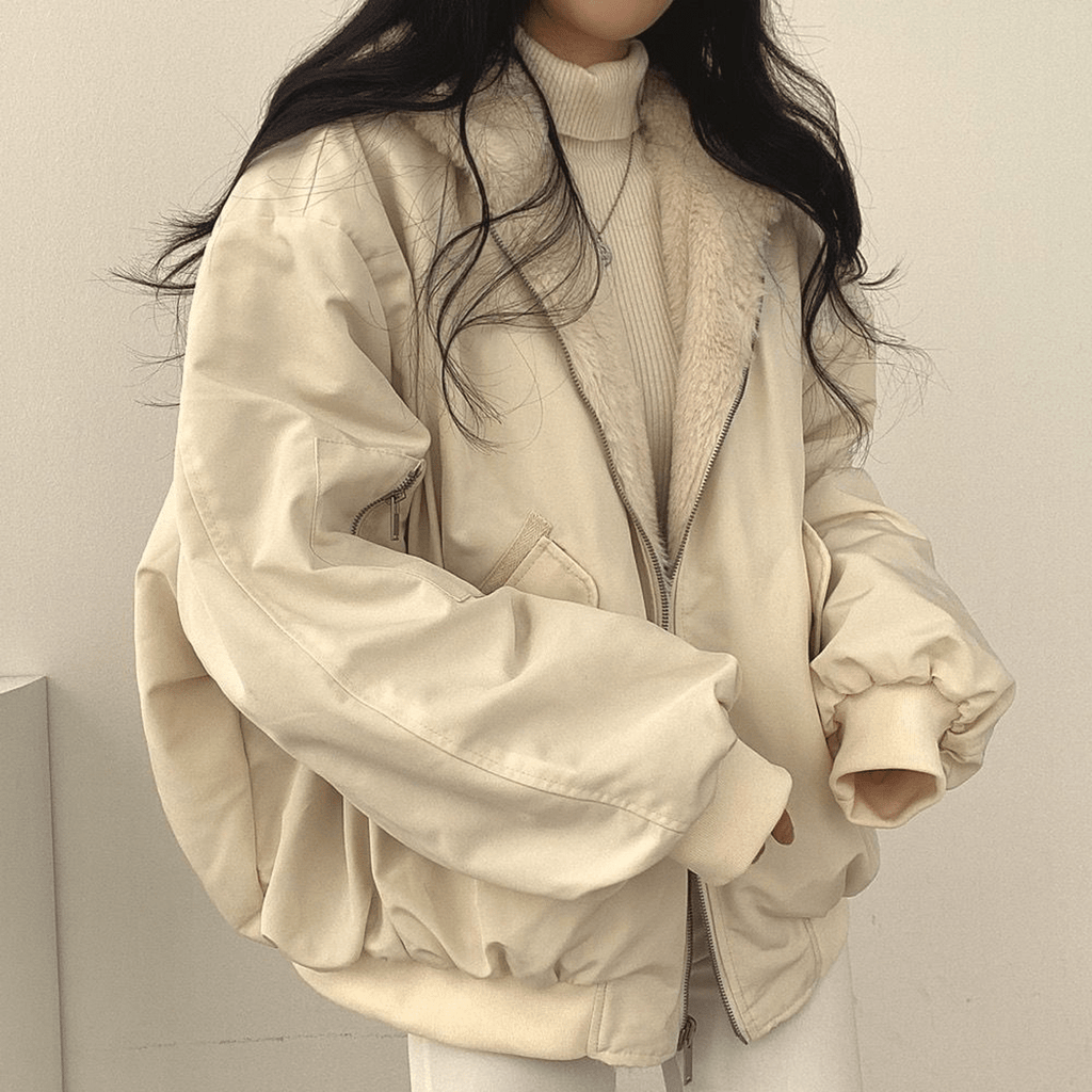 Warm Women's Reversible Hooded Parka Coat