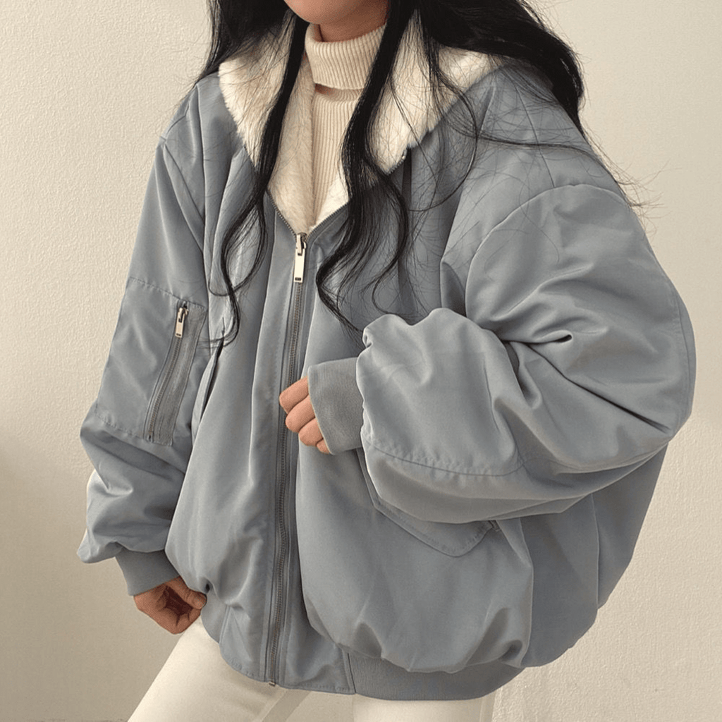 Warm Women's Reversible Hooded Parka Coat
