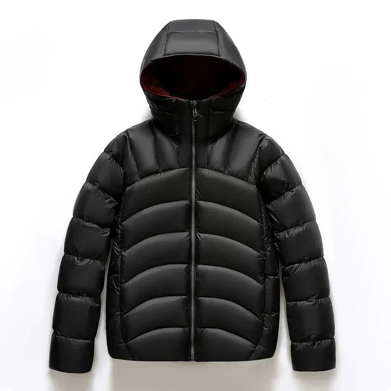 Warm Quilted Puffer Coat | Casual Fit High Neck Jacket