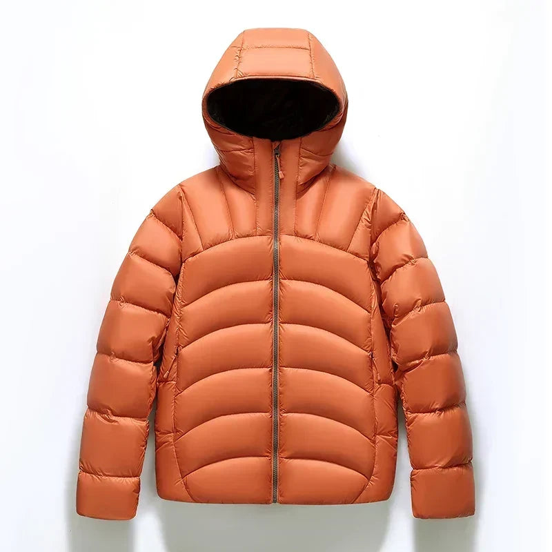 Warm Quilted Puffer Coat | Casual Fit High Neck Jacket