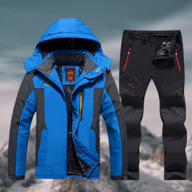 Warm Waterproof Ski Jacket Set