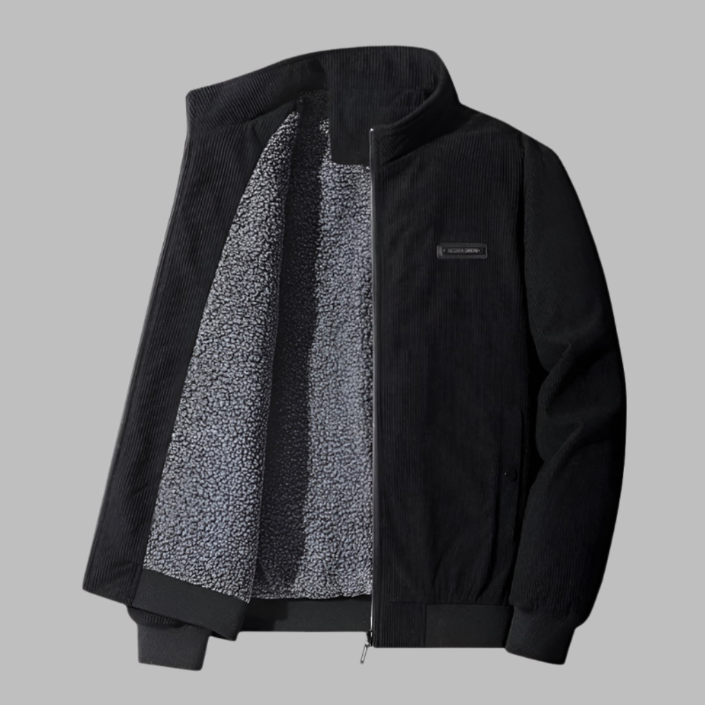 Rugged Mens Quilted Winter Coat