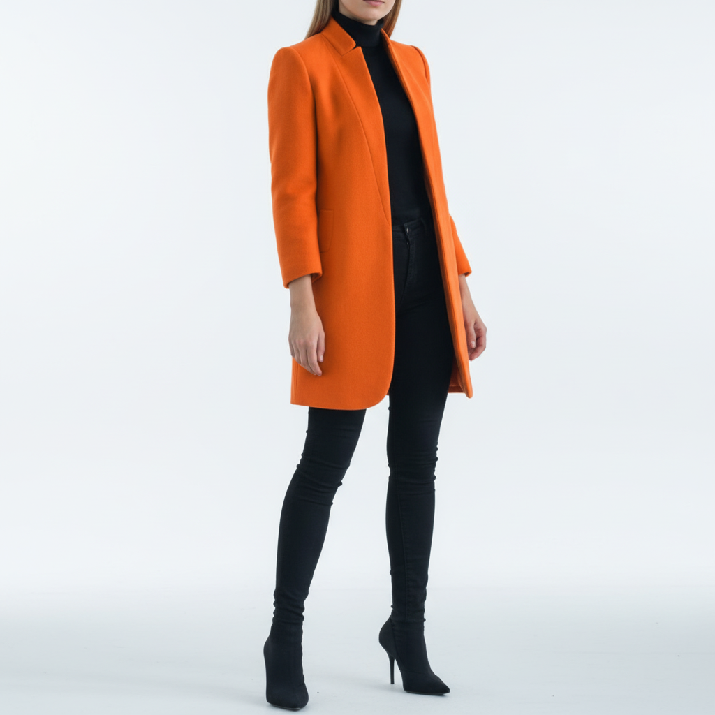 Trendy High Neck Winter Coat