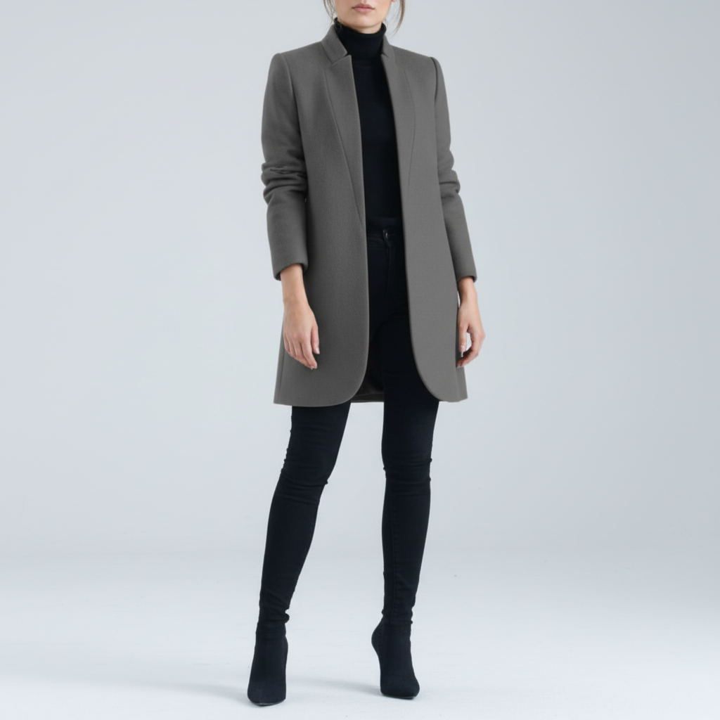 Trendy High Neck Winter Coat