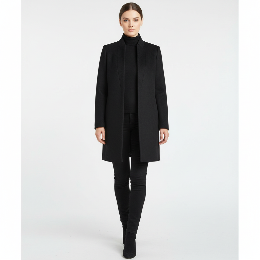 Trendy High Neck Winter Coat