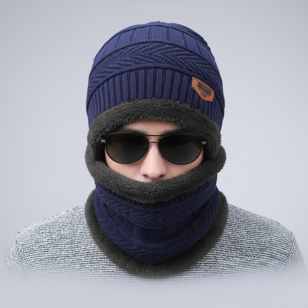 Thermal Face Mask with Built-in Visor