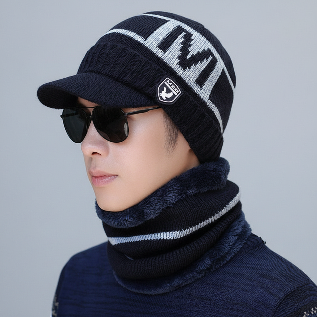 Thermal Face Mask with Built-in Visor