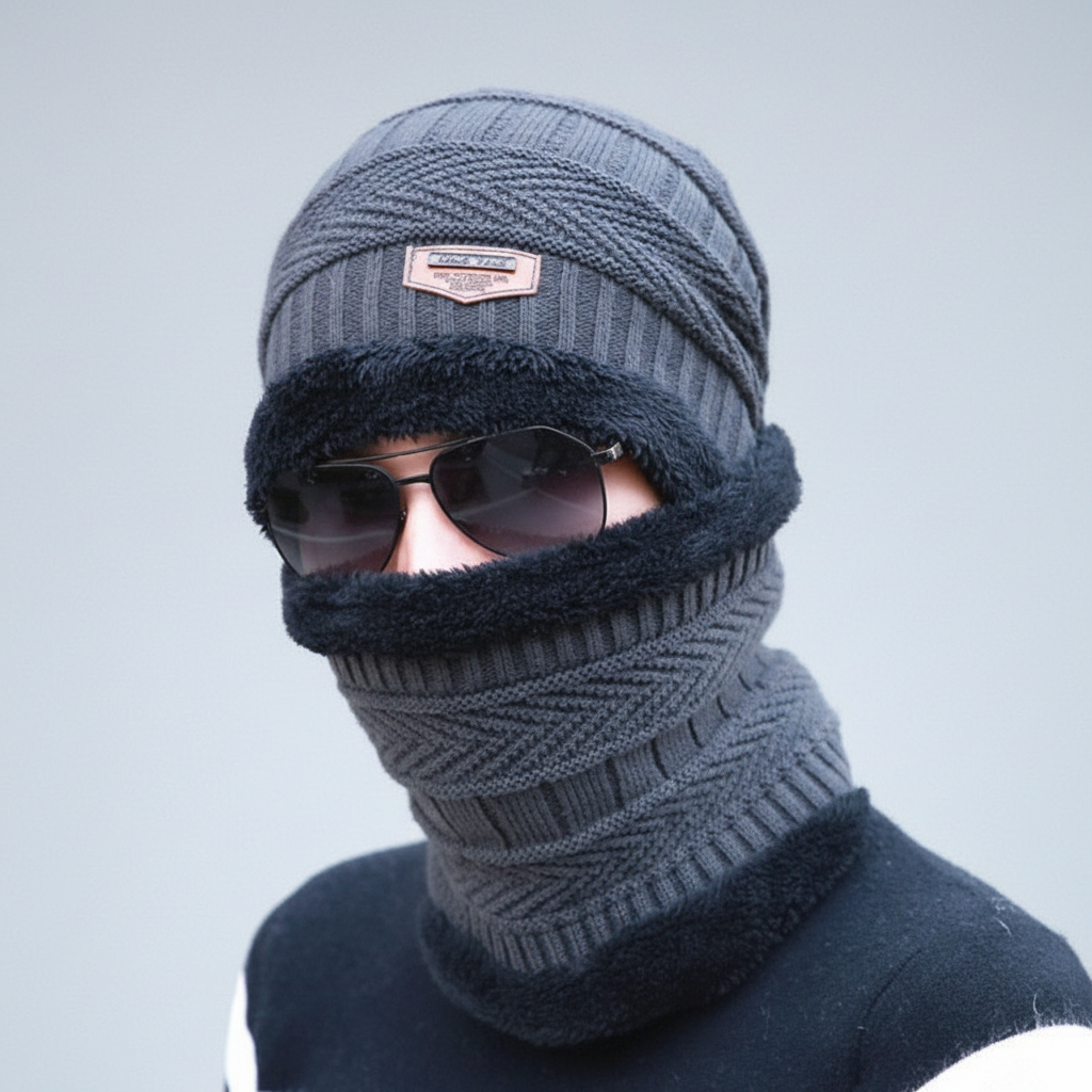 Thermal Face Mask with Built-in Visor