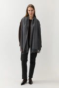 Woven Scarf Medium Grey