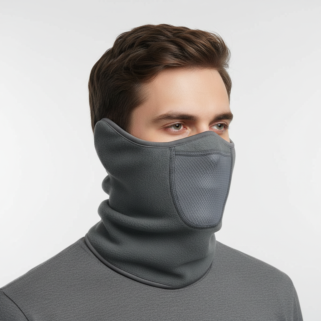 Warm Fleece Neck Face Mask - ThermaShield