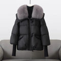 Insulated Down Parka Coat for Women - Soft Warm Jacket