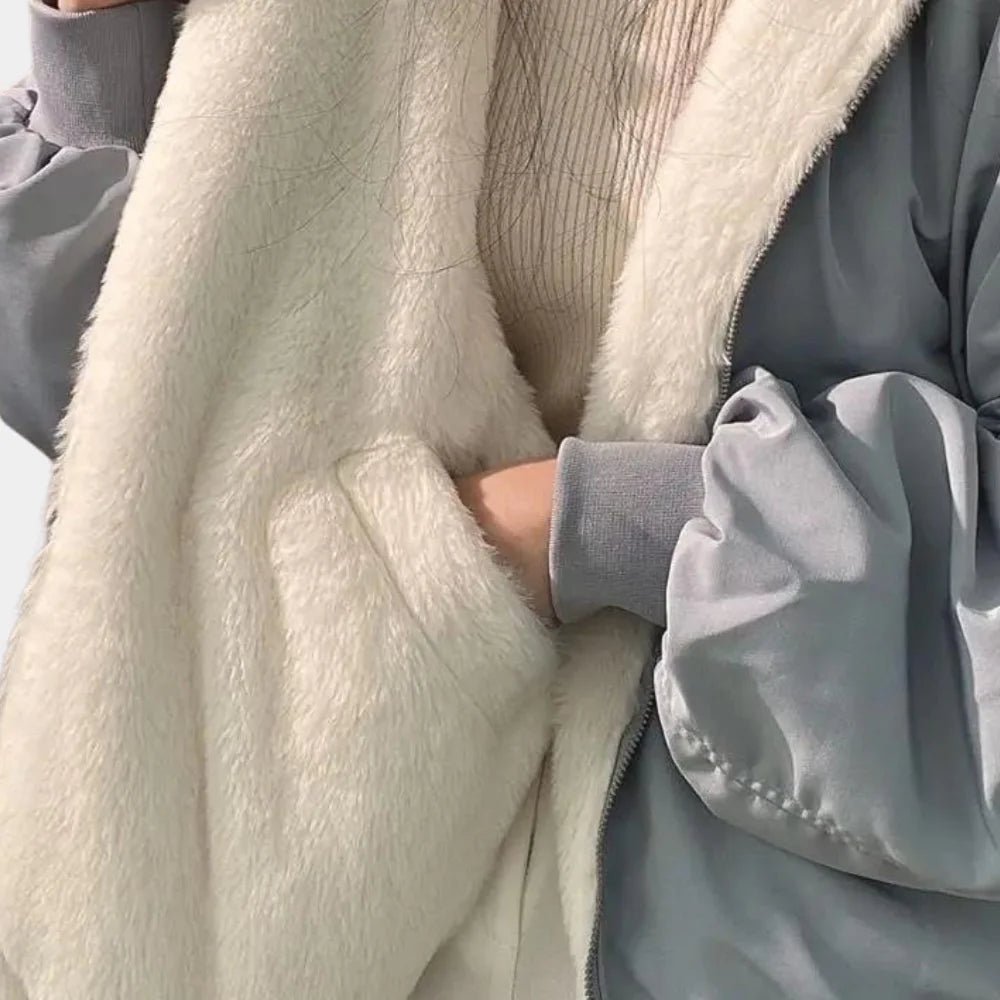 Warm Waterproof Parka Coat for Women with Hood