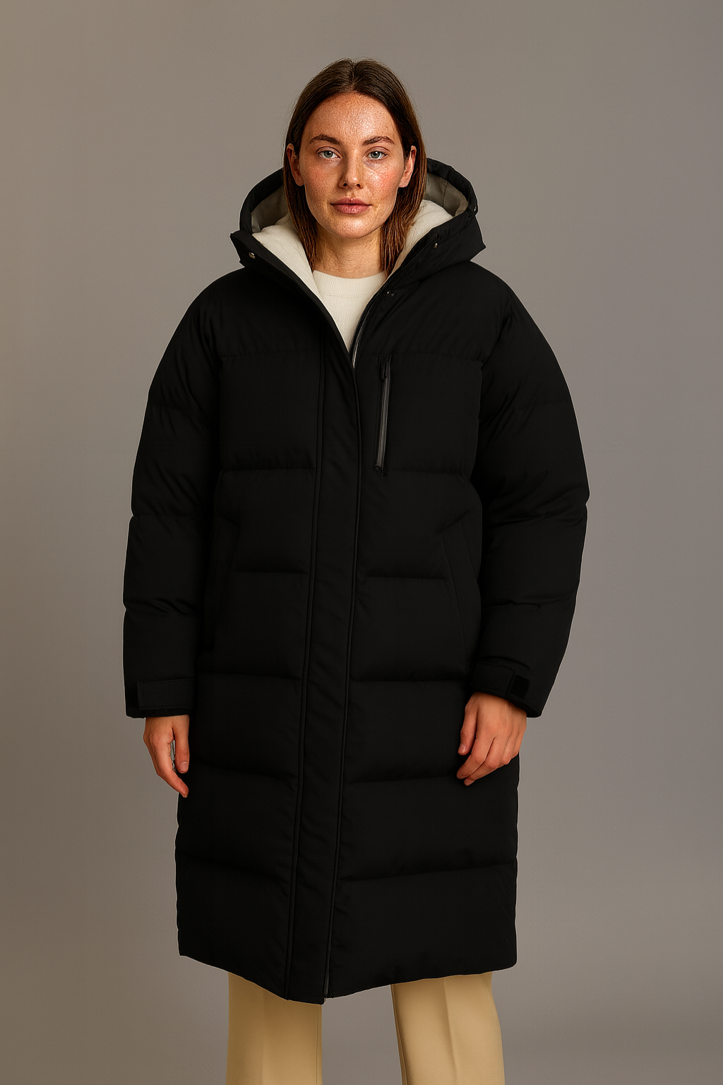 Warm Women's Down Filled Parka Jacket